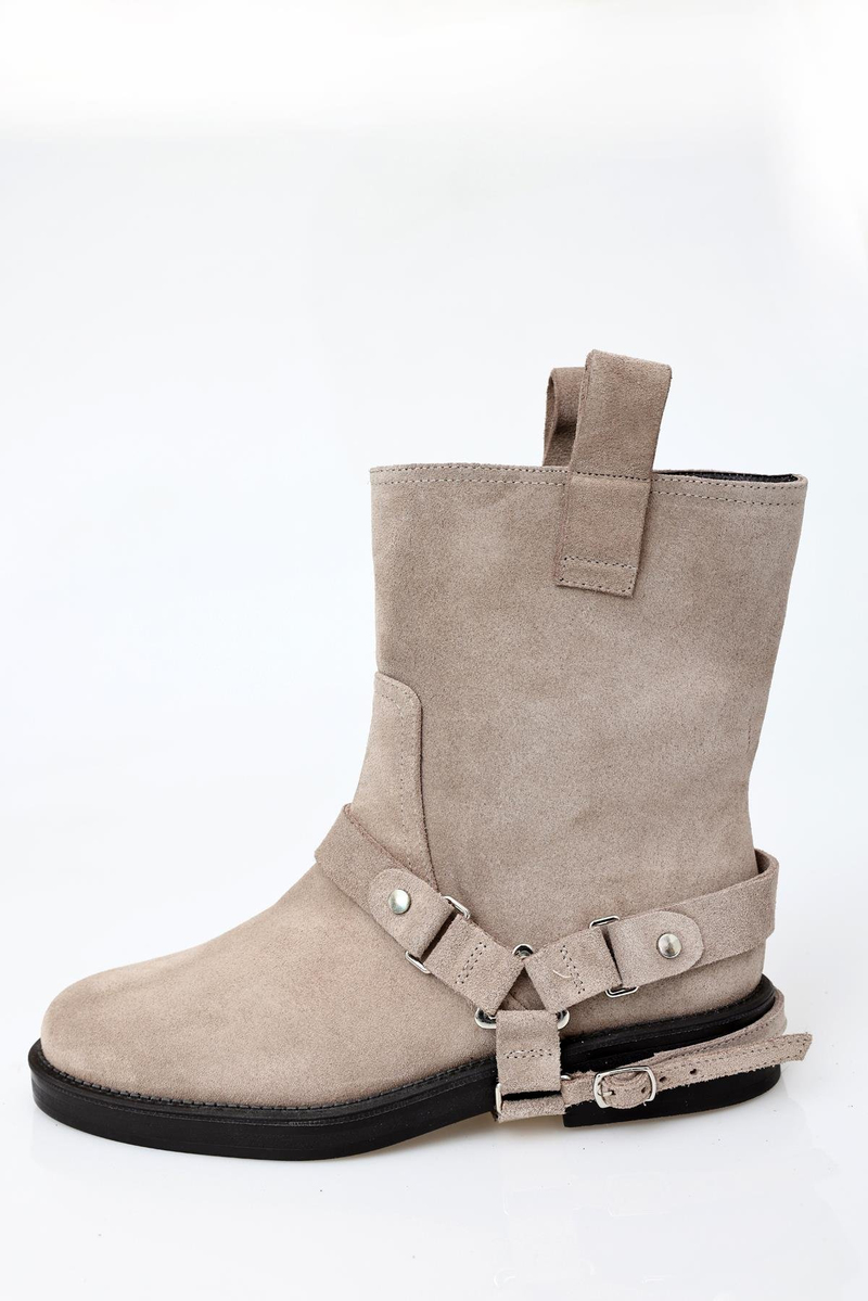 Açık Vizon Süet Binici Bot 125215