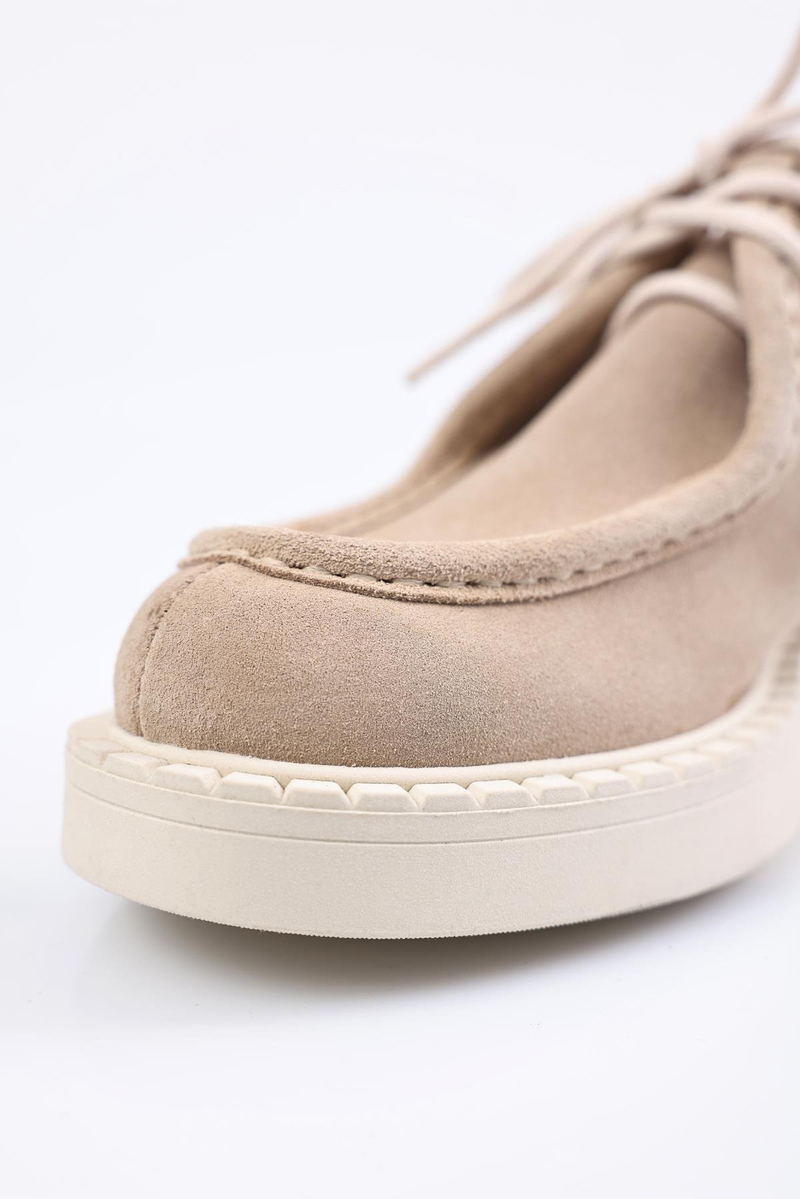 Bej Bağcıklı Loafer 20467