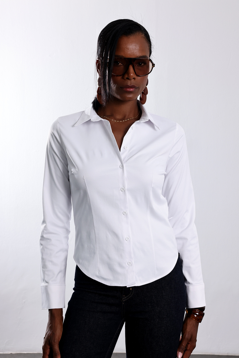 Beyaz Slim Fit Gömlek 4897