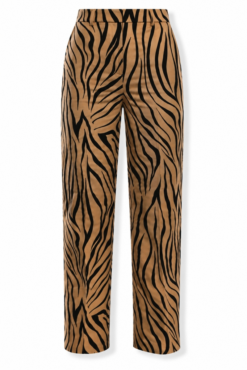 Camel Desenli Pantolon 