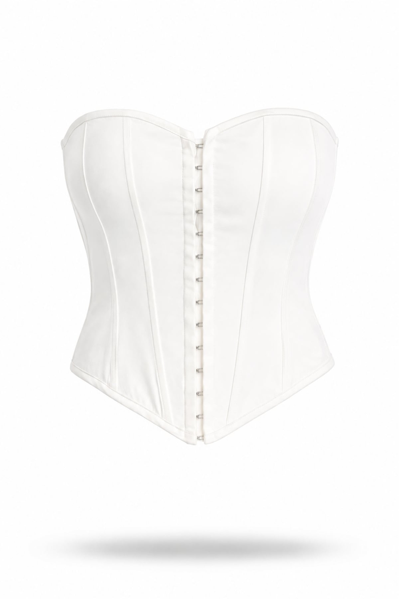 Ekru Straplez Korse Büstiyer 3287
