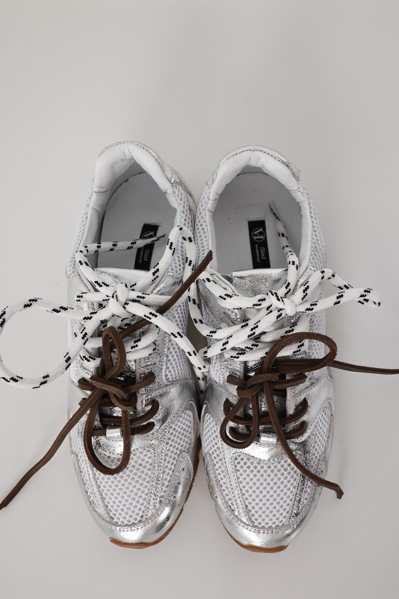 Gümüş Fileli Sneaker 24301