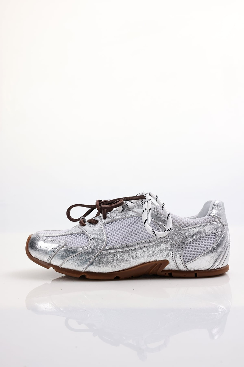 Gümüş Fileli Sneaker 24301