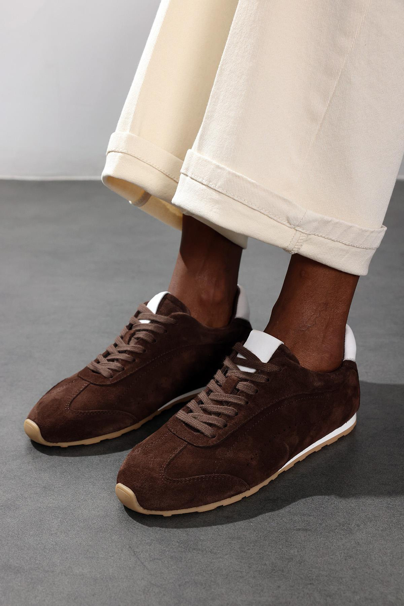 Kahverengi Basic Sneaker 25323