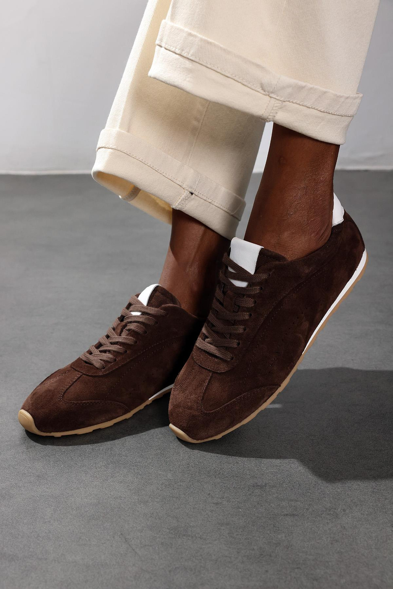 Kahverengi Basic Sneaker 25323