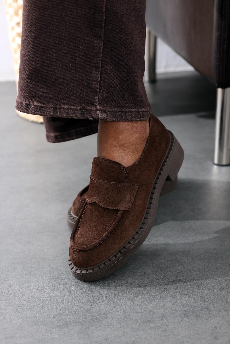 Kahverengi Klasik Loafer 20403