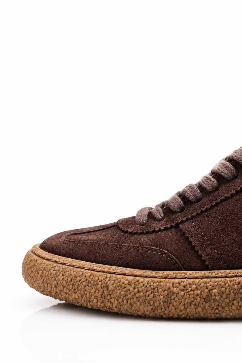 Kahverengi Süet Sneaker 25412