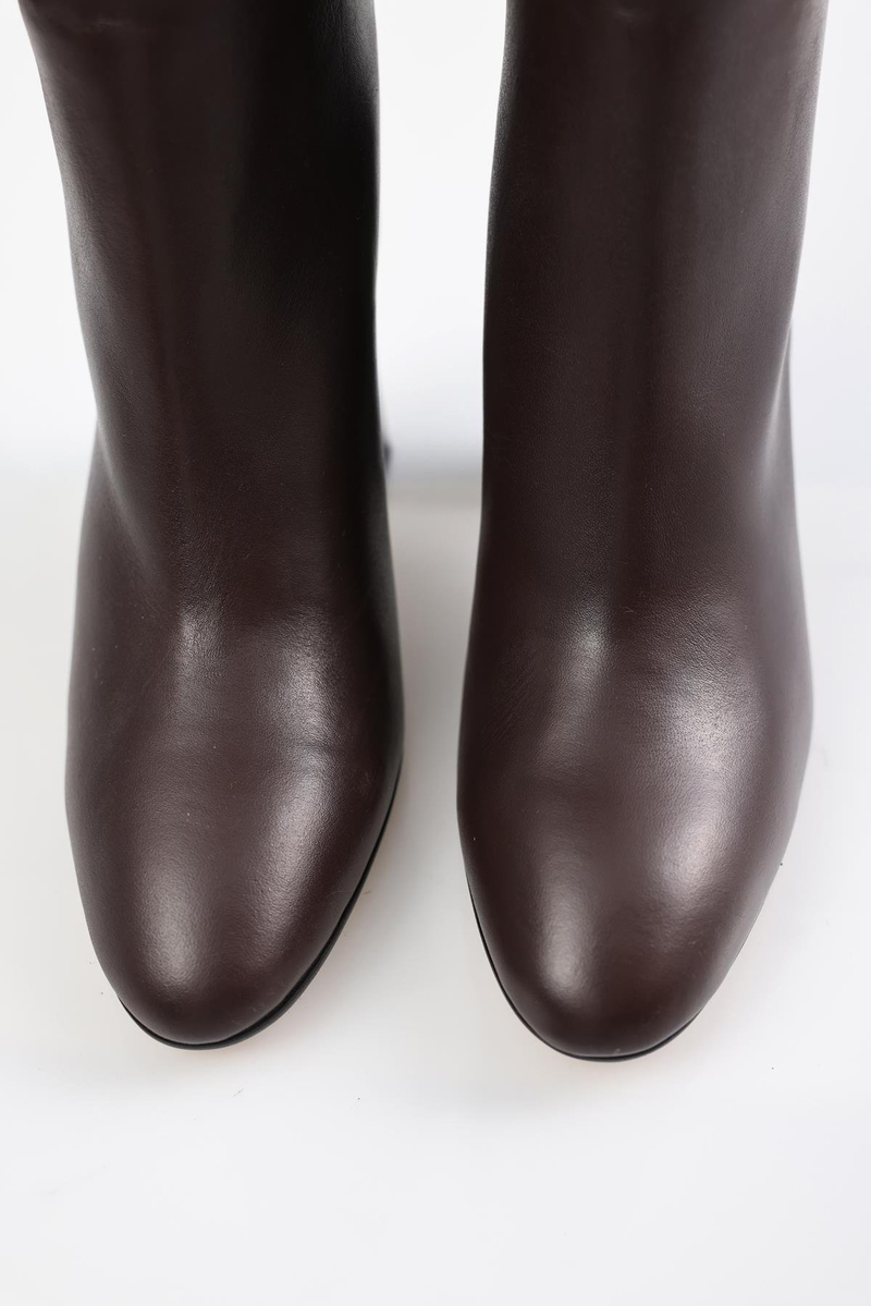 Kahverengi Topuklu Çizme 22309