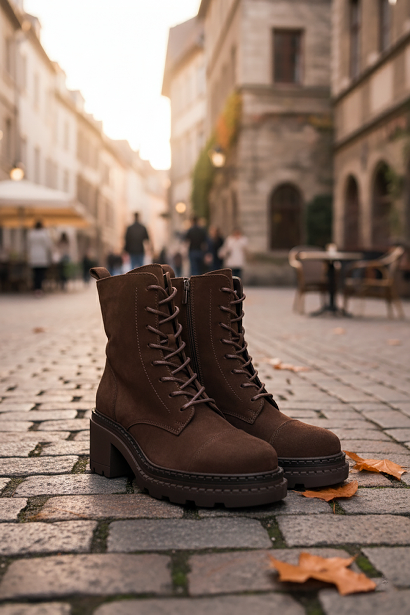 Kahverengi Yüksek Tabanlı Postal 24428