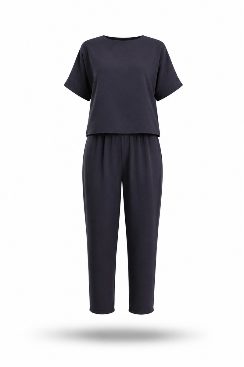 Lacivert Bluz Pantolon Takım 11601