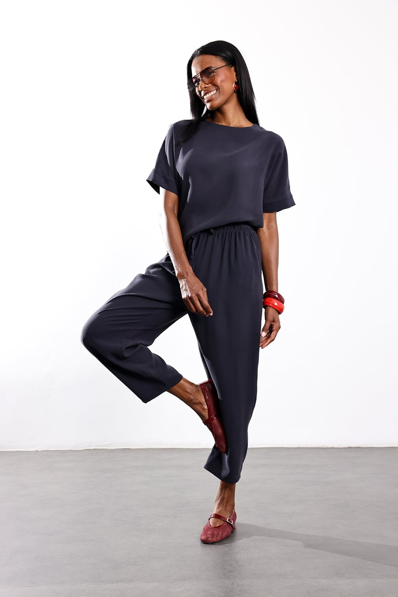Lacivert Bluz Pantolon Takım 11601