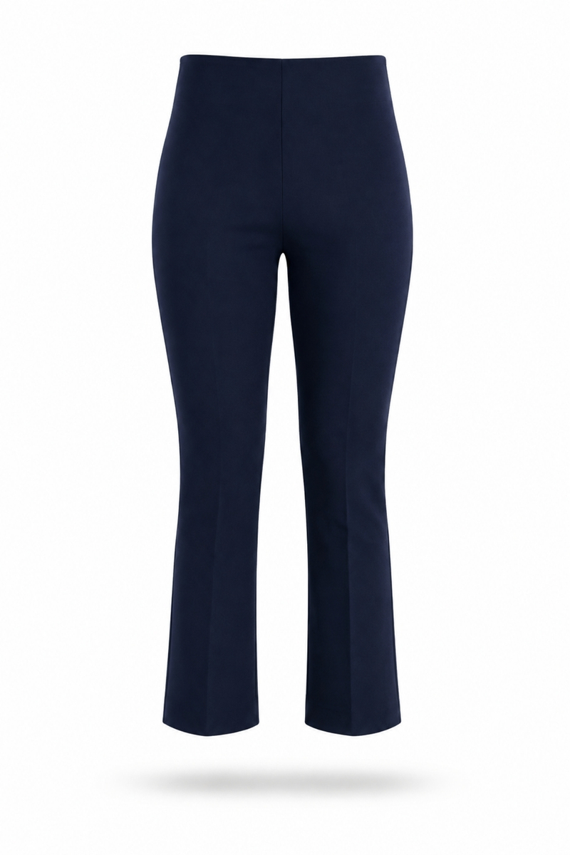Lacivert Mini Flare Pantolon 438