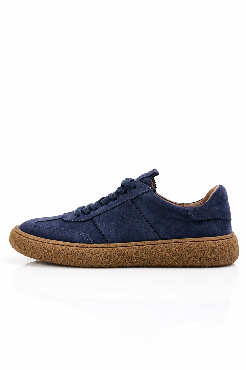 Lacivert Süet Sneaker 25412