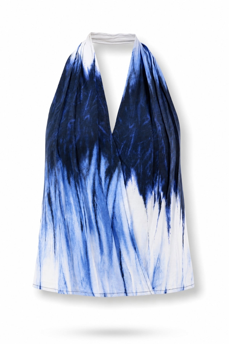 Mavi Mare %100 Keten Lino Bluz 