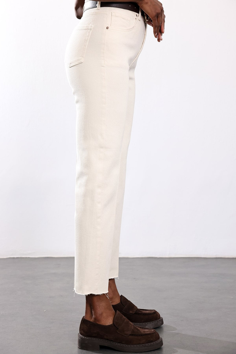 Naturel Kemerli Boyfit Jean 102