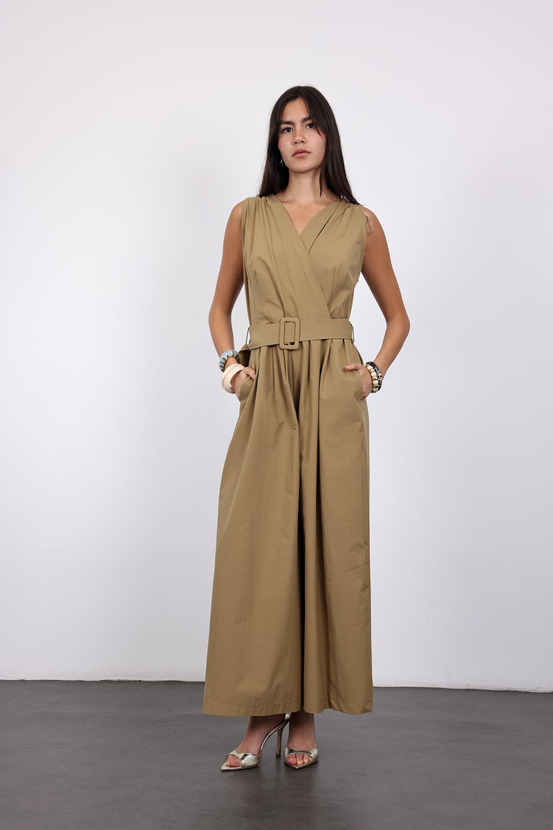 Olive V Yaka Kemerli Tulum 51394