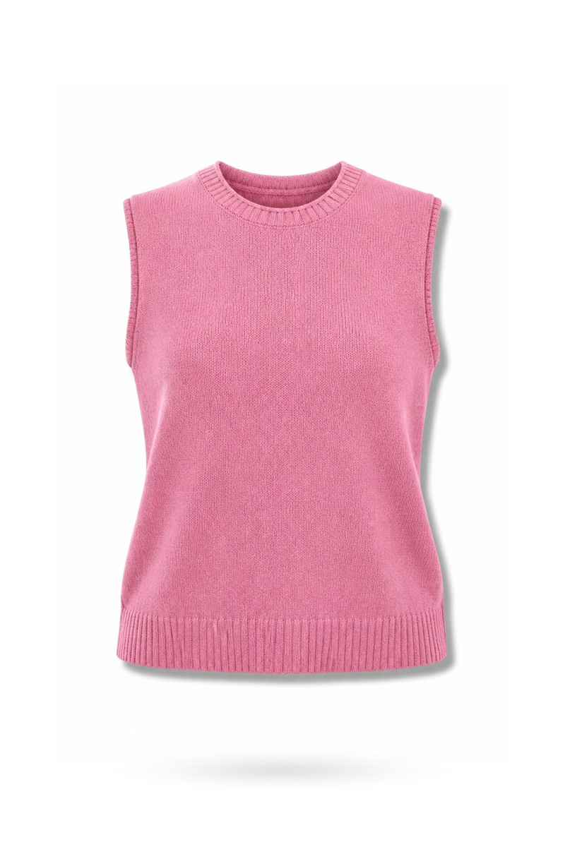 Pembe Bisiklet Yaka Merserize Triko 261050