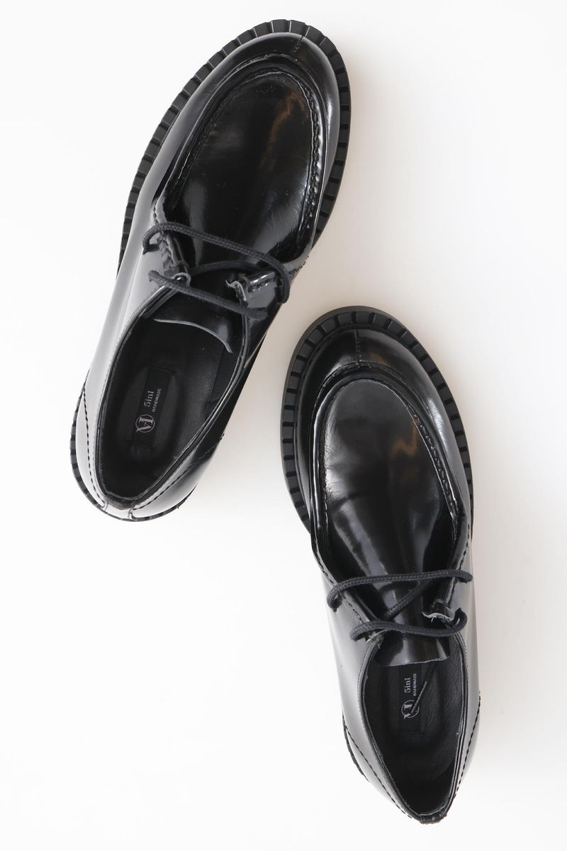 Siyah Bağcıklı Loafer 20467