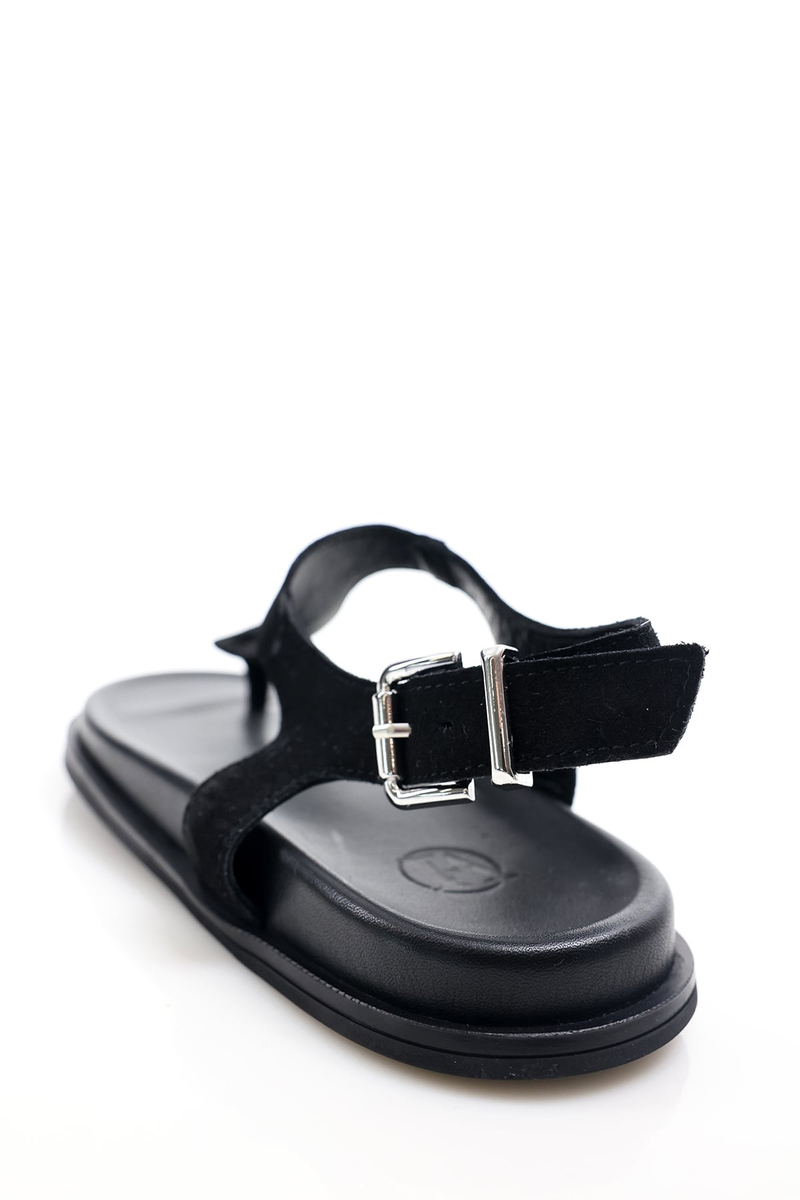 Siyah Comfort Parmak Arası Sandalet 50311