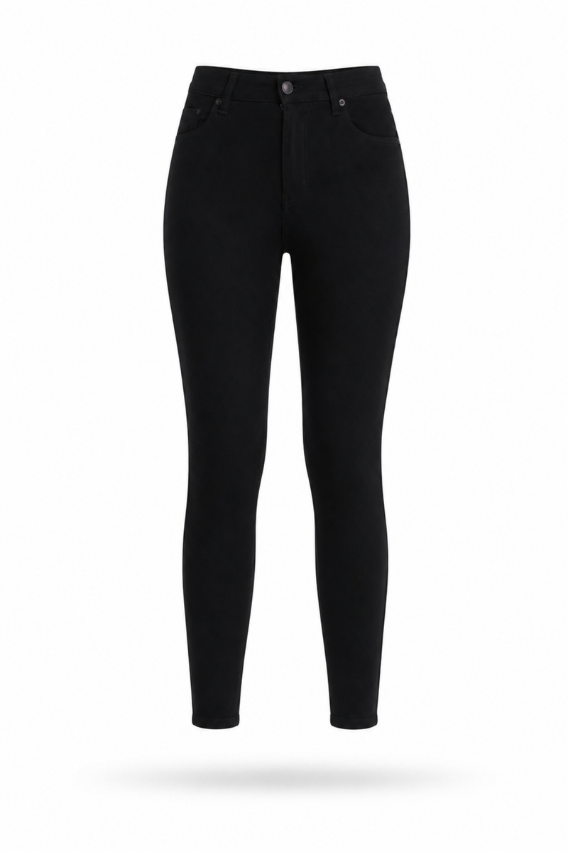 Siyah İthal Full Likra Toparlayan Skinny Jean 7277