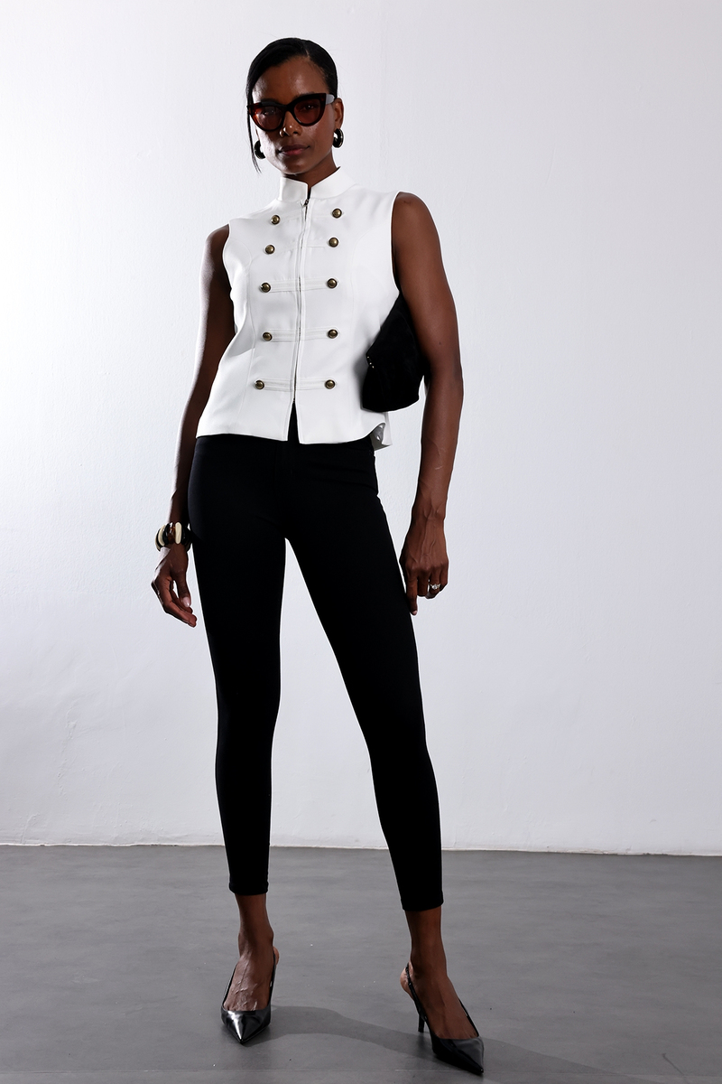 Siyah İthal Full Likra Toparlayan Skinny Jean 7277