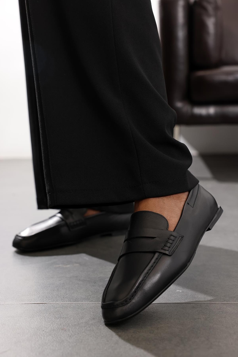Siyah Loafer 39920