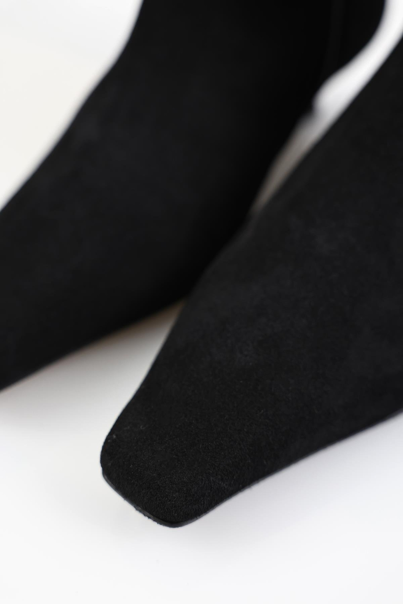 Siyah Mini Topuklu Bot 24214