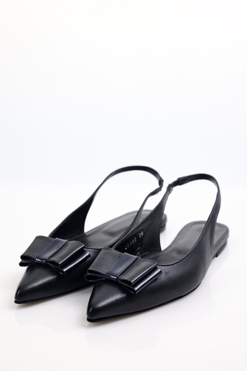 Siyah Sivri Burun Babet 26088