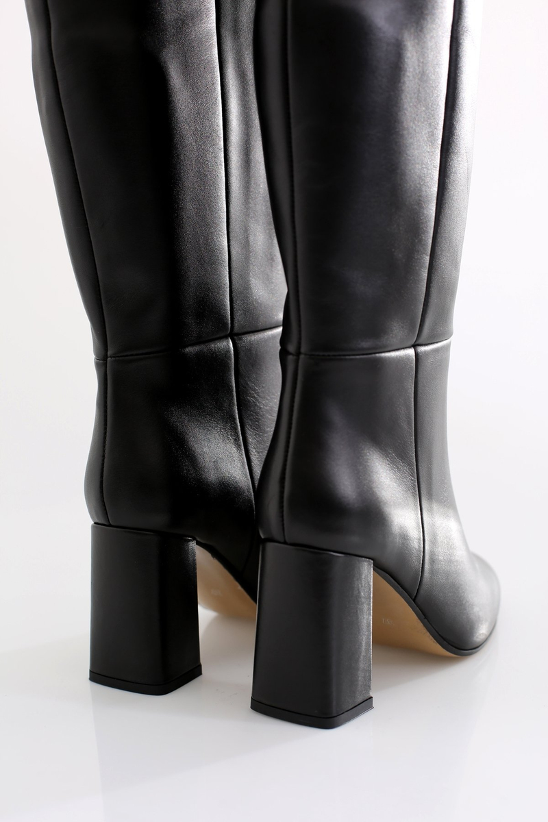 Siyah Topuklu Çizme 22309