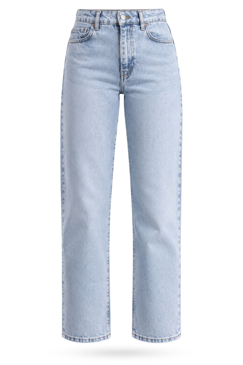 Açık Mavi Mom Fit Jean 