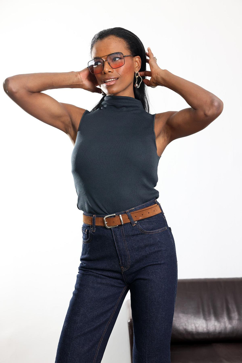 Antrasit Dik Yaka Fitilli Atlet 