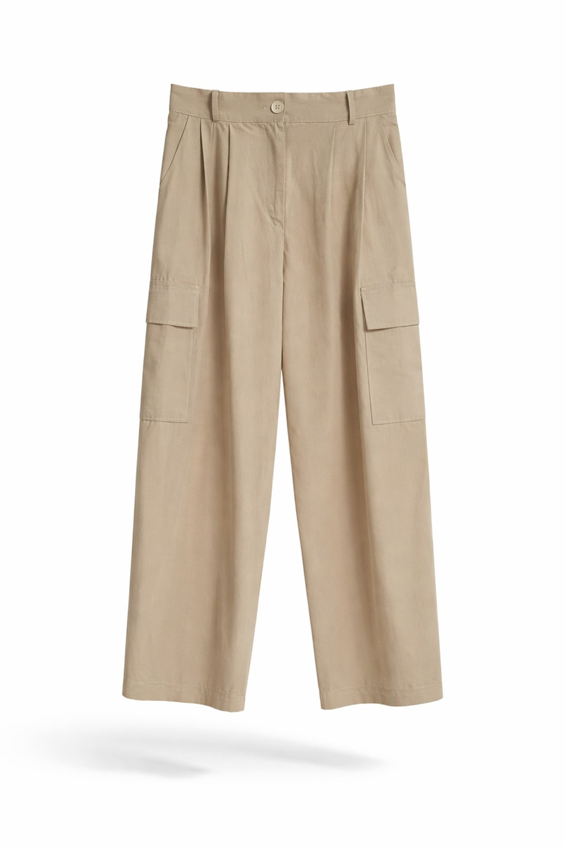 Bej Kargo Pantolon 0025