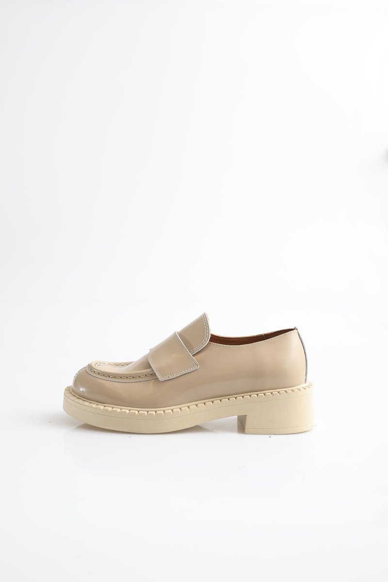 Bej Klasik Loafer 20403