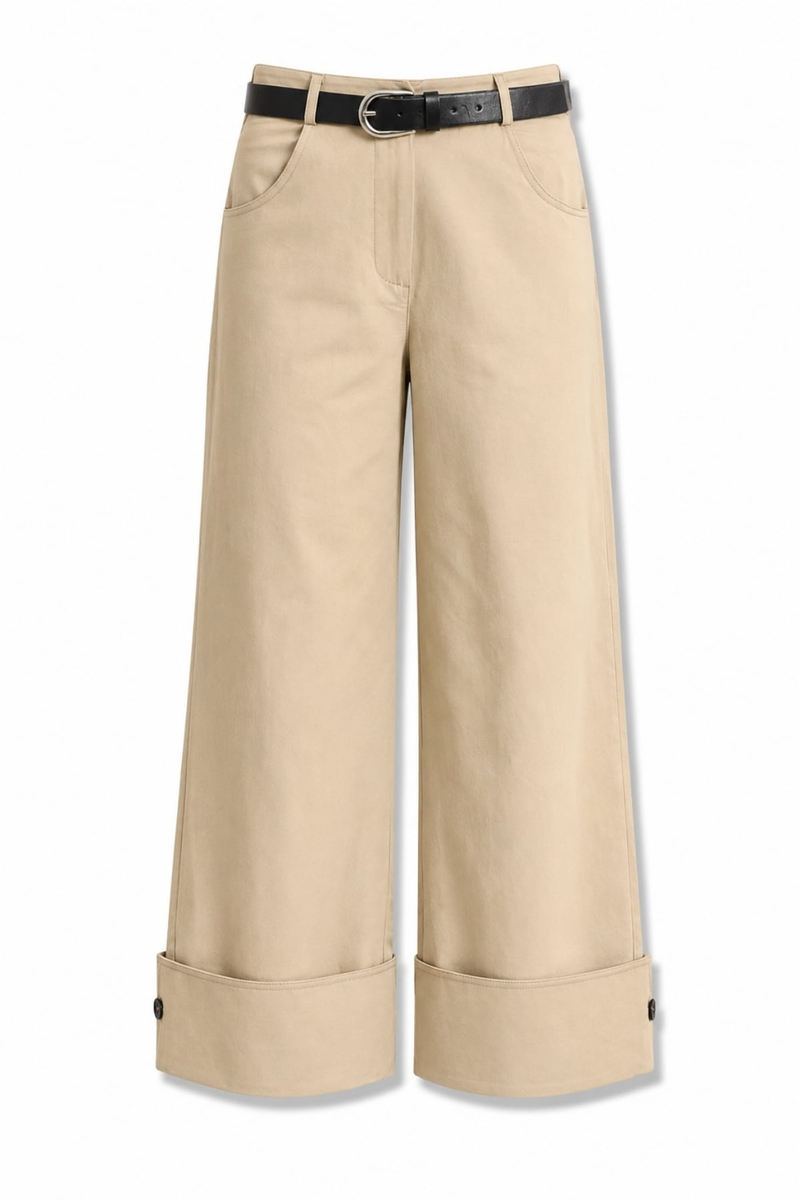 Camel Duble Paça Canvas Pantolon 1466