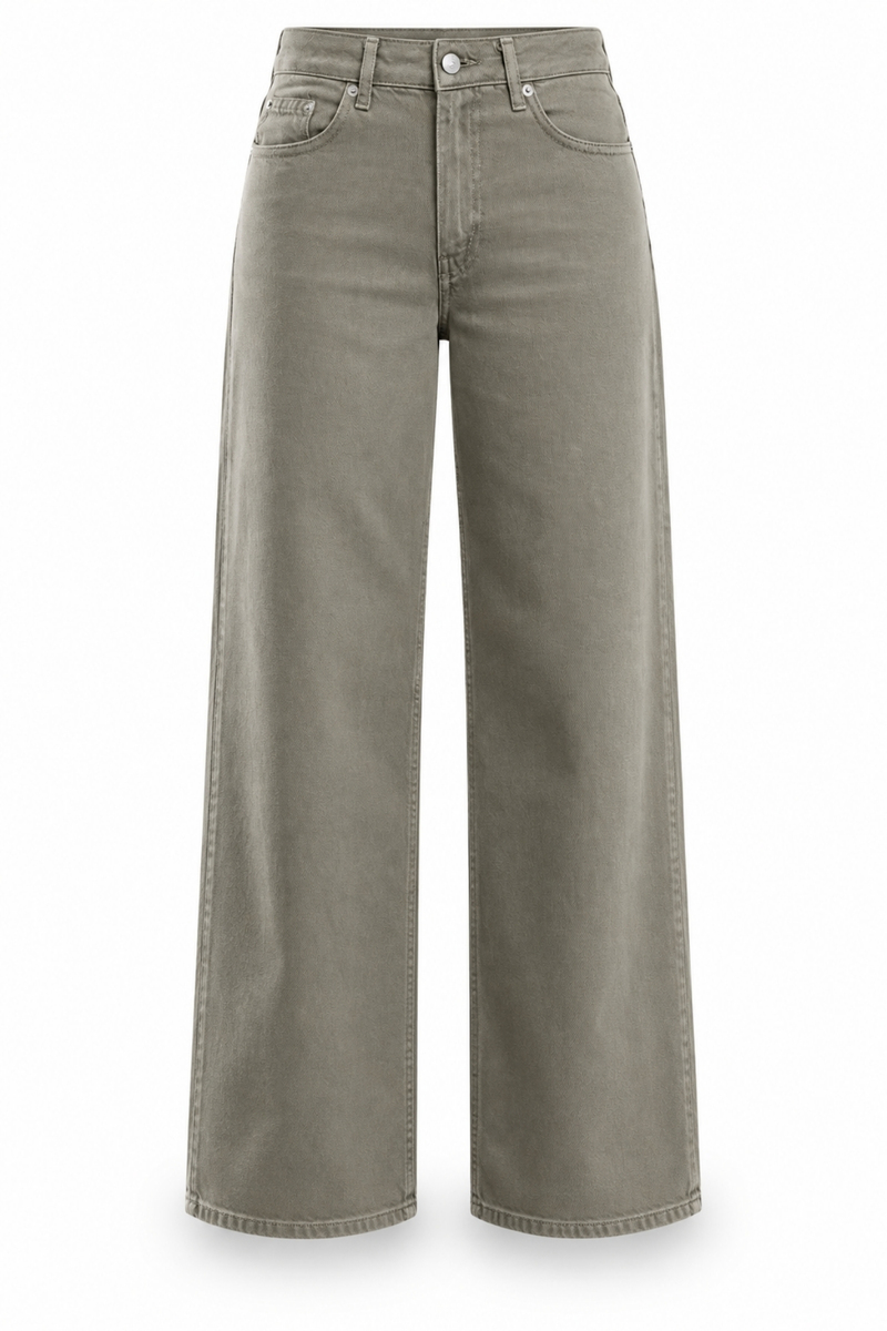 Haki Wide Leg Jean 