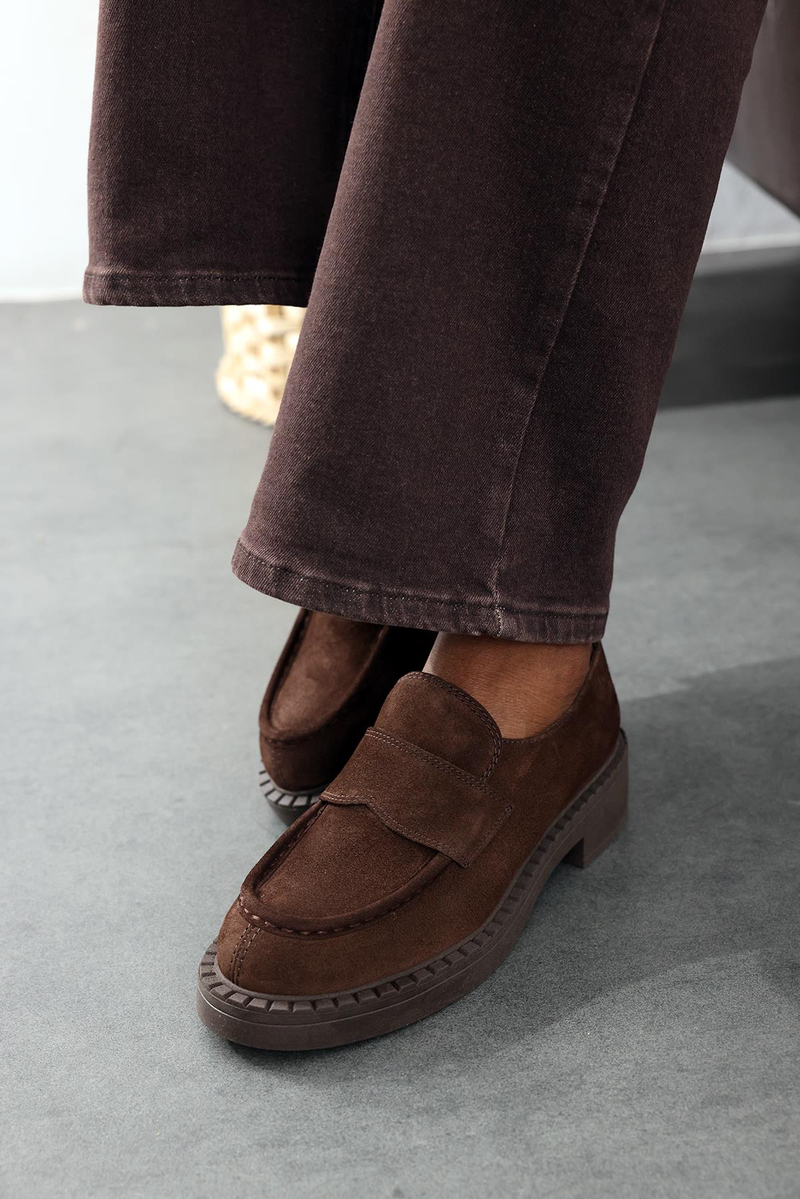 Kahverengi Klasik Loafer 20403