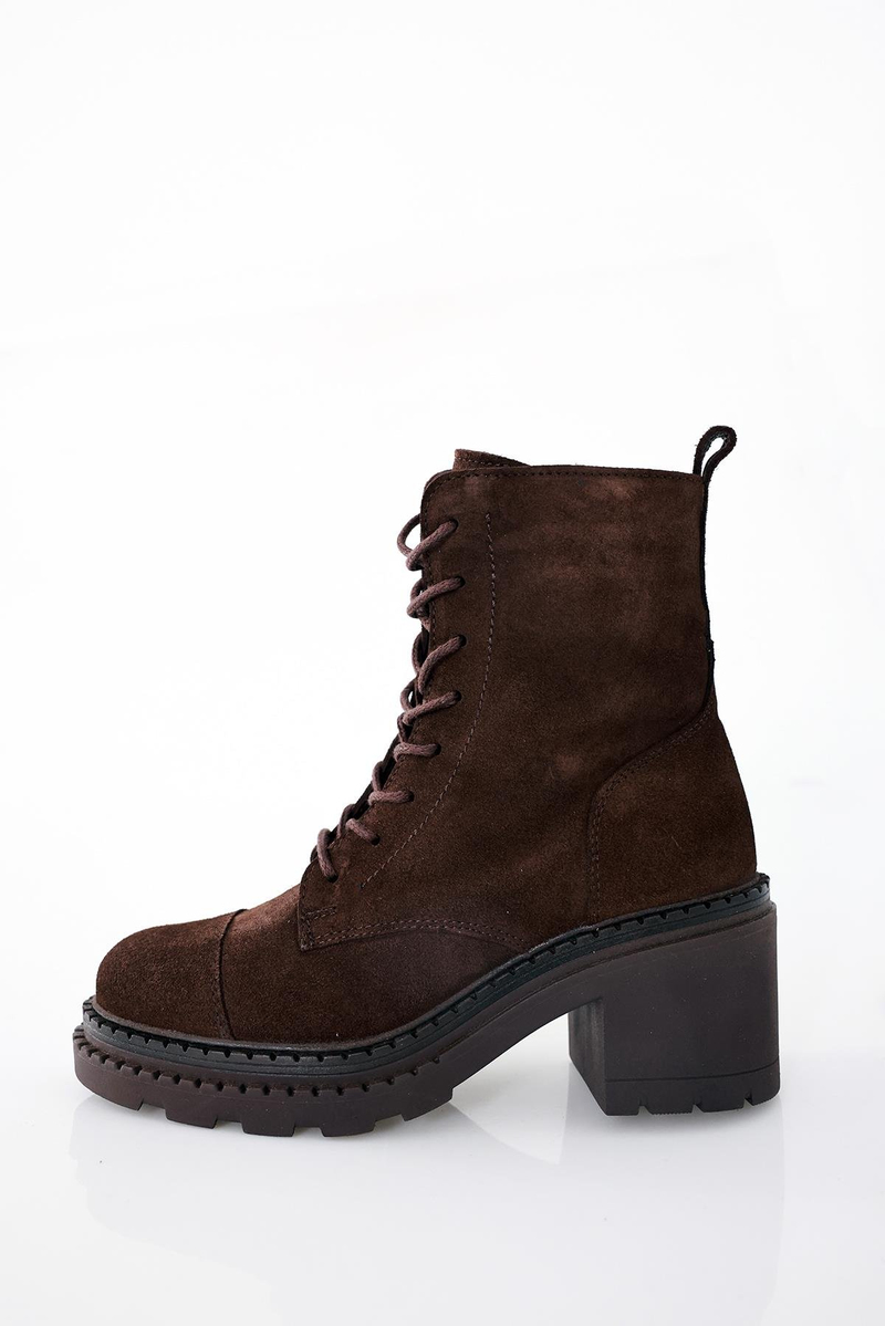 Kahverengi Yüksek Tabanlı Postal 24428