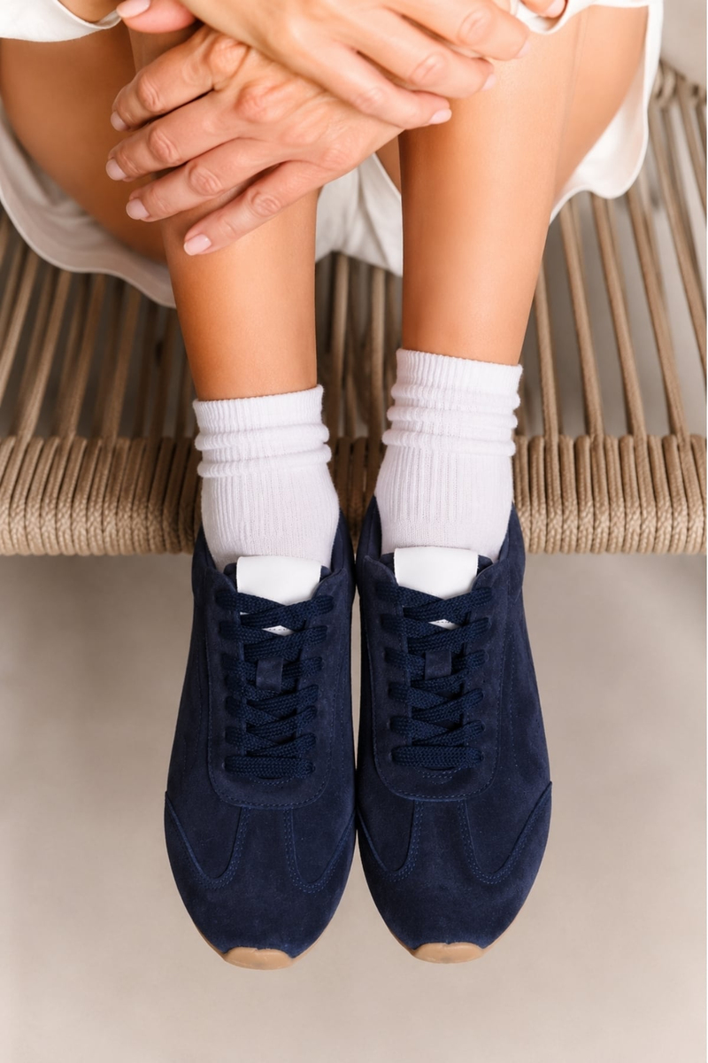 Lacivert Basic Sneaker 25323