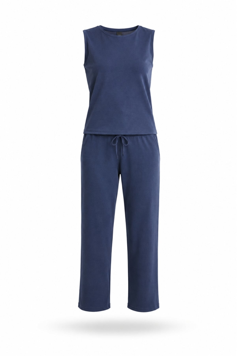 Lacivert Bluz Pantolon Modal Takım 7272