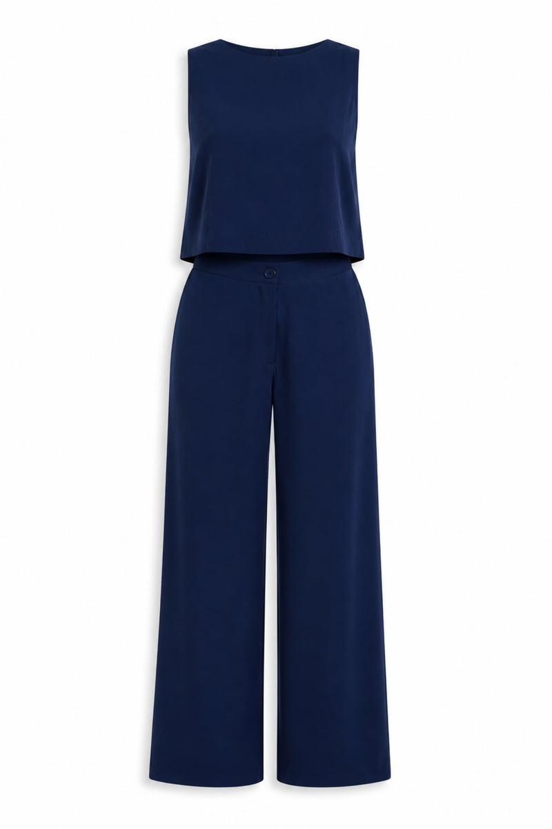 Lacivert Bluz Pantolon Takım 0010