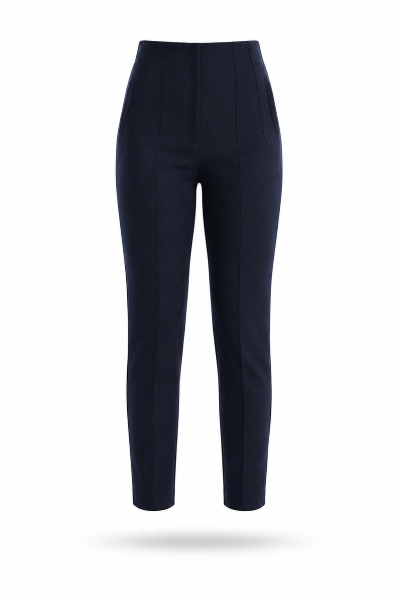 Lacivert Flatolu Pantolon 5113