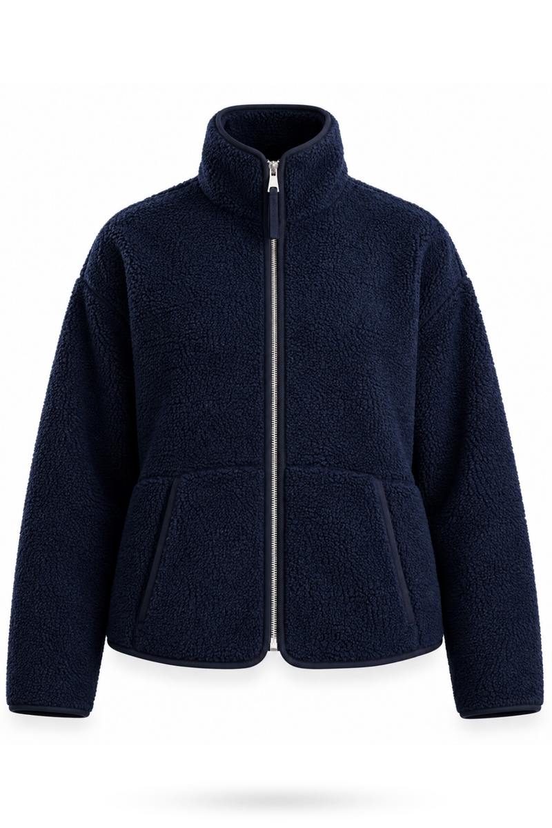 Lacivert Polar Ceket 23236