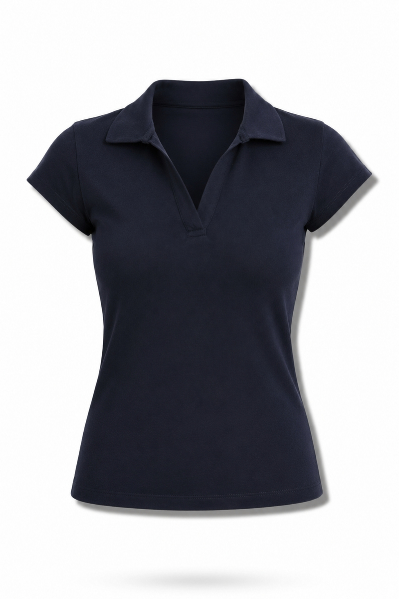 Lacivert Polo Yaka Tişört 17651
