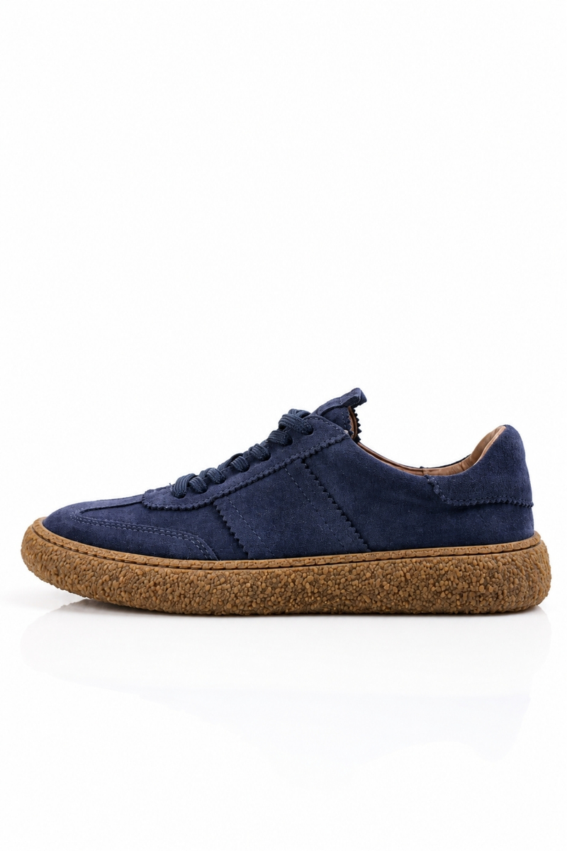 Lacivert Süet Sneaker 25412