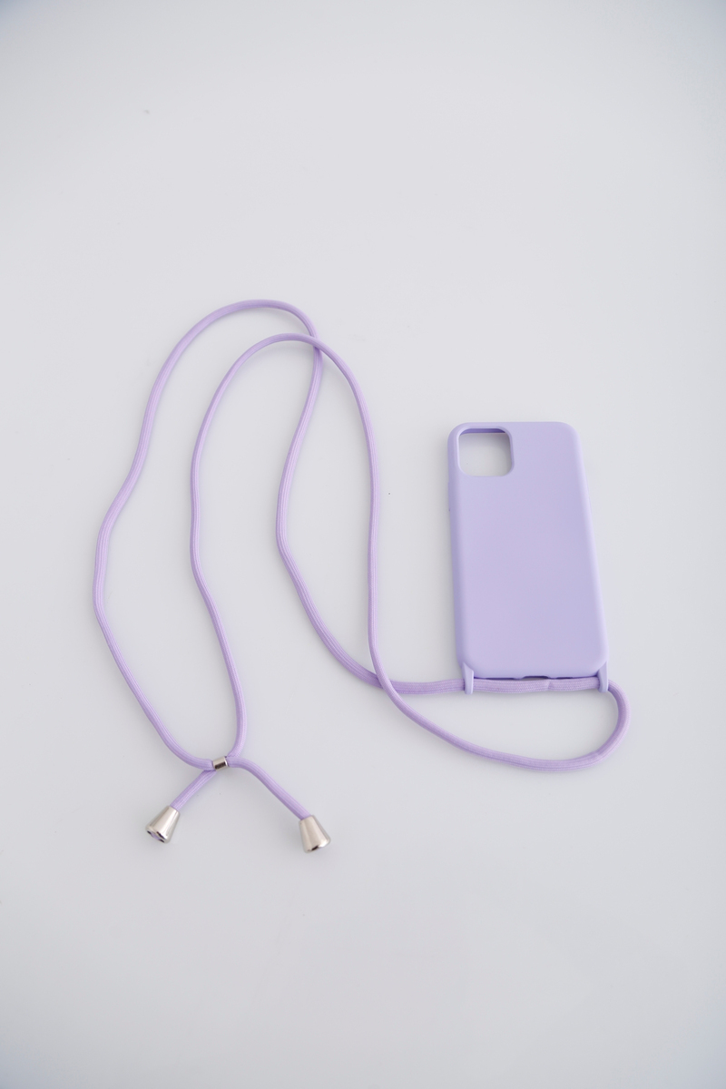 Lila iPhone 11 Mat Telefon Kabı 