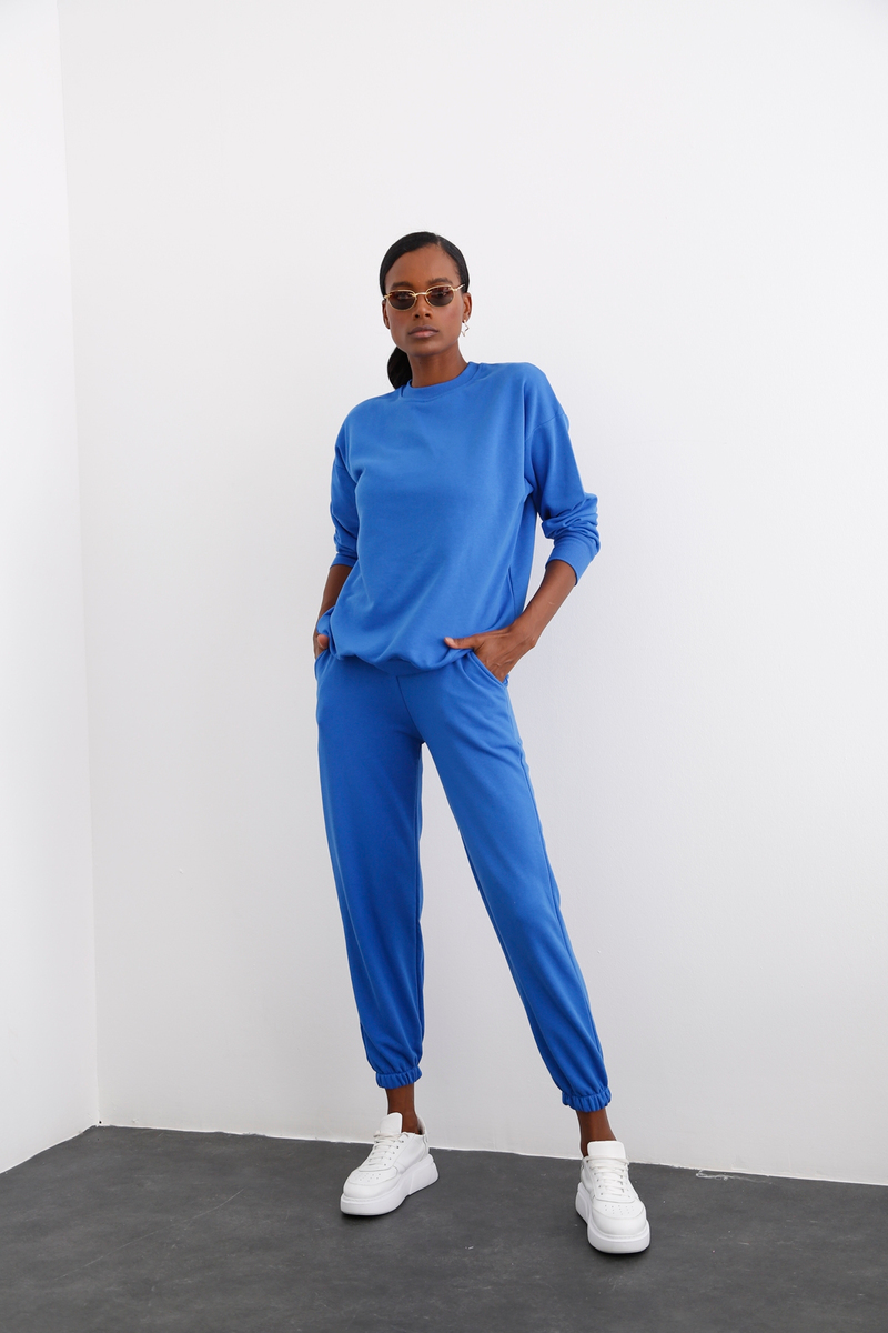 Mavi Bisiklet Yaka Basic Sweatshirt 3200