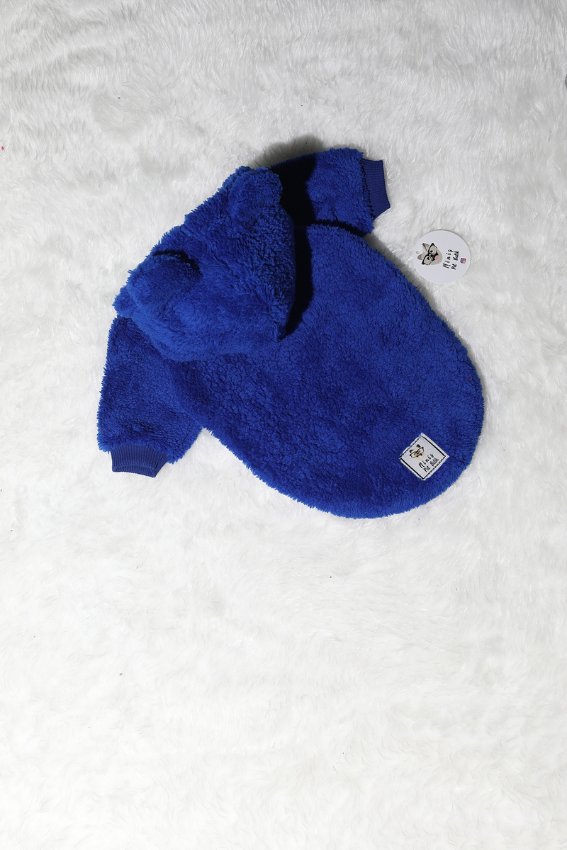 Mavi Panda Kulaklı Peluş-P2 