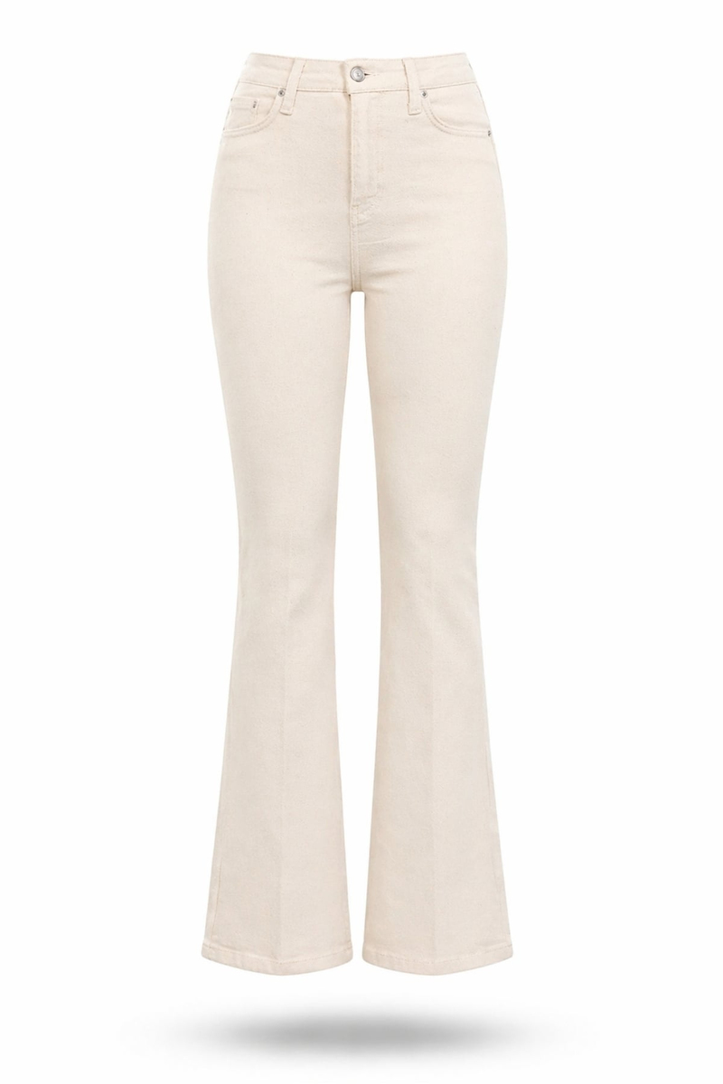 Naturel Full Likra Toparlayan Flare Jean 7578