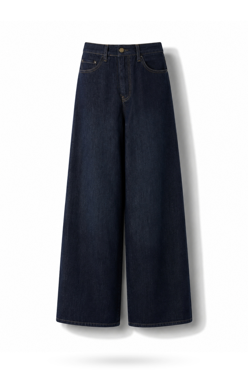 Rins Yıkamalı Beli Lastikli Tensel Jean 01073