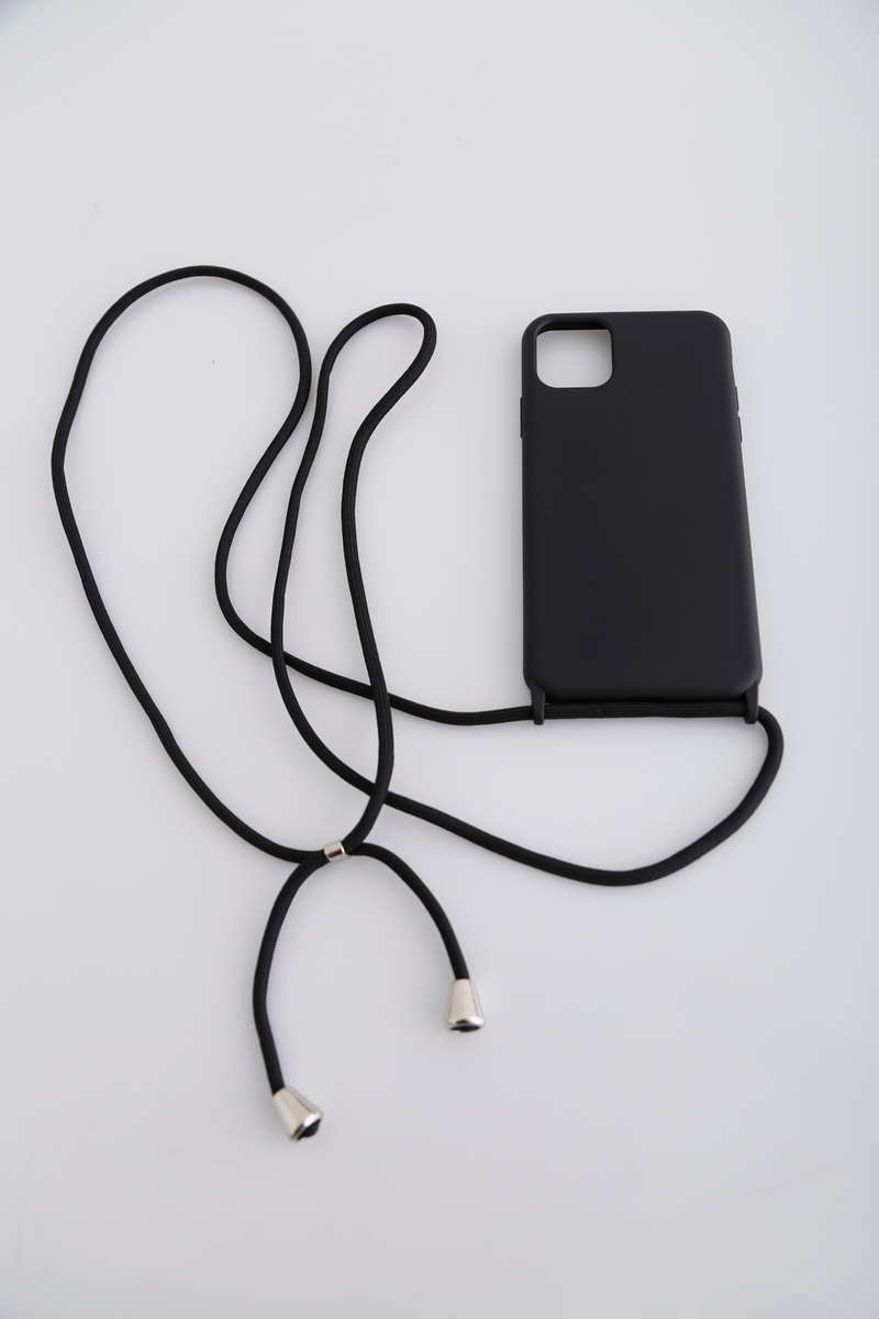 Siyah iPhone 11 Pro Mat Telefon Kabı 